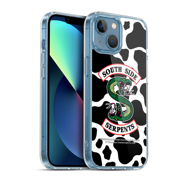 Riverdale South Side Serpents Cow Logo Soft Gel Case for Apple iPhone 13 Mini & MagSafe