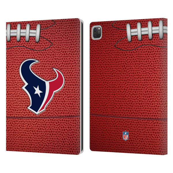 NFL Houston Texans Graphics Football Leather Book Wallet Case Cover For Apple iPad Pro 13 M4 2024