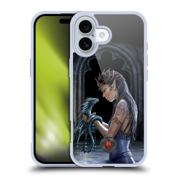Anne Stokes Dragon Friendship Water Soft Gel Case for Apple iPhone 16