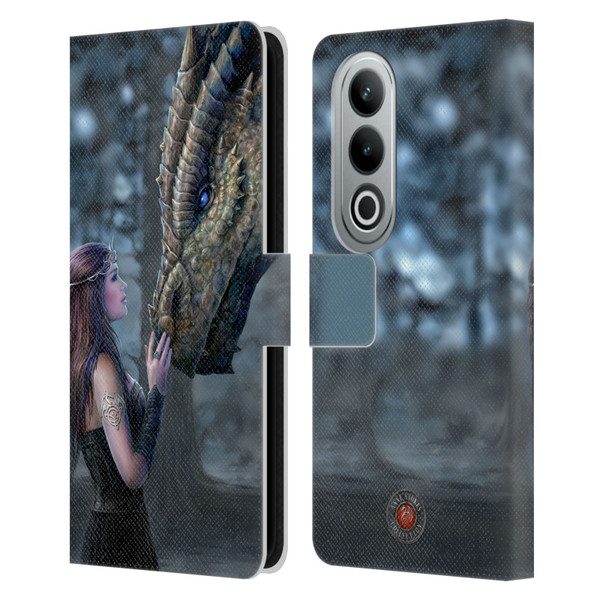 Anne Stokes Dragon Friendship Once Upon A Time Leather Book Wallet Case Cover For OPPO OnePlus Ace 3V 5G