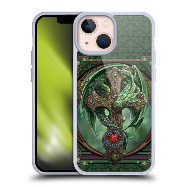 Anne Stokes Dragons Woodland Guardian Soft Gel Case for Apple iPhone 13 Mini