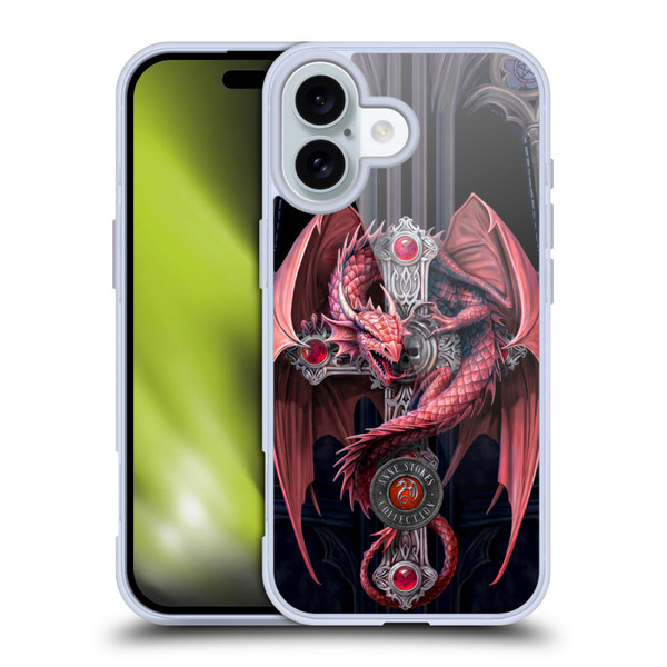 Anne Stokes Dragons Gothic Guardians Soft Gel Case for Apple iPhone 16