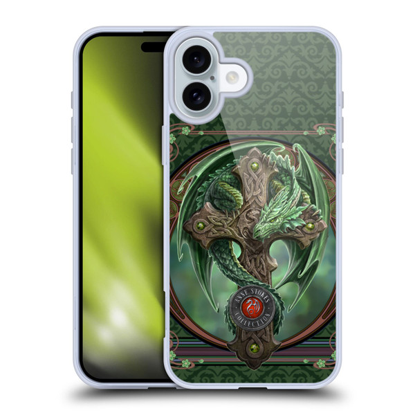 Anne Stokes Dragons Woodland Guardian Soft Gel Case for Apple iPhone 16 Plus