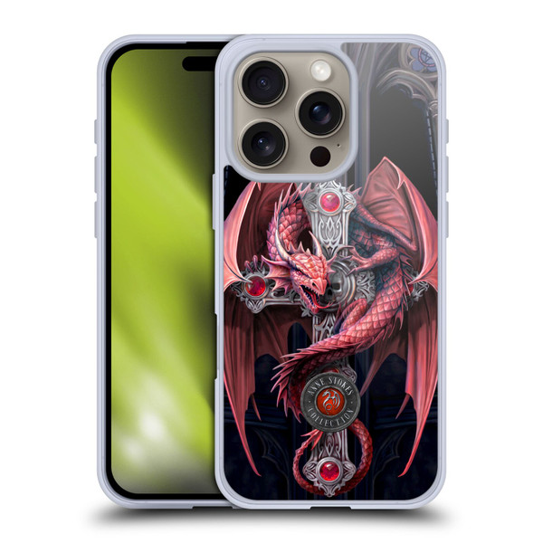 Anne Stokes Dragons Gothic Guardians Soft Gel Case for Apple iPhone 16 Pro