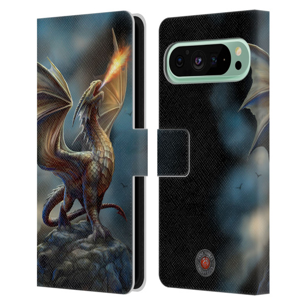 Anne Stokes Dragons Noble Leather Book Wallet Case Cover For Google Pixel 9 Pro XL