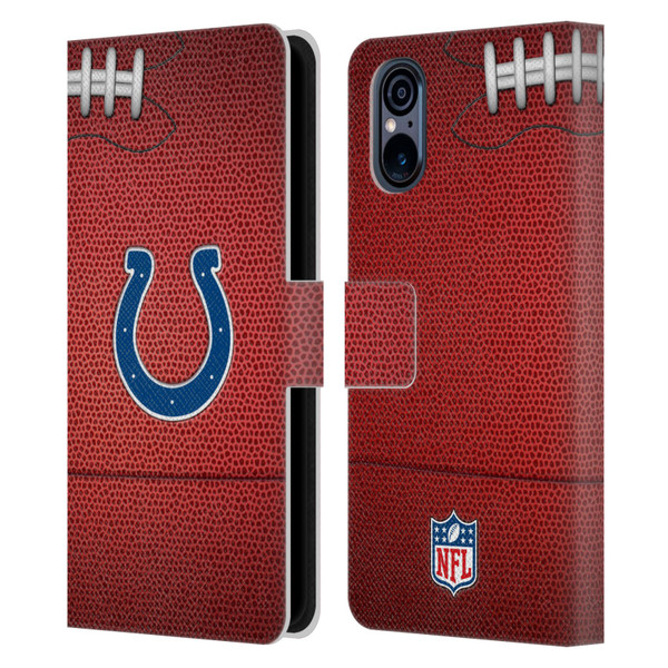 NFL Indianapolis Colts Graphics Football Leather Book Wallet Case Cover For Sony Xperia 5 V 5G