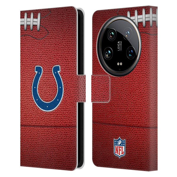 NFL Indianapolis Colts Graphics Football Leather Book Wallet Case Cover For Xiaomi 14 Ultra