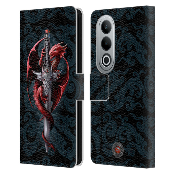 Anne Stokes Dragons Dagger Leather Book Wallet Case Cover For OPPO OnePlus Ace 3V 5G
