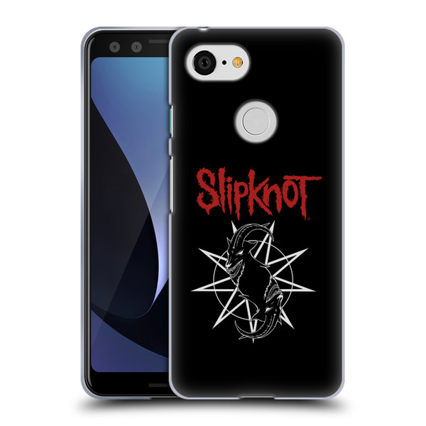 Slipknot Key Art Goat Logo Soft Gel Case for Google Pixel 3
