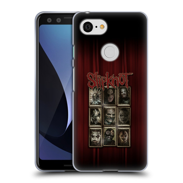 Slipknot Key Art Covered Faces Soft Gel Case for Google Pixel 3