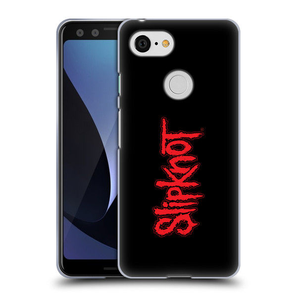 Slipknot Key Art Text Soft Gel Case for Google Pixel 3