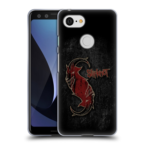 Slipknot Key Art Red Goat Soft Gel Case for Google Pixel 3