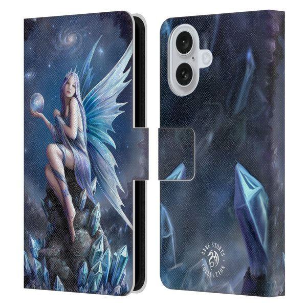 Anne Stokes Fairies Stargazer Leather Book Wallet Case Cover For Apple iPhone 16