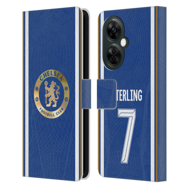 Chelsea Football Club 2023/24 Players Home Kit Raheem Sterling Leather Book Wallet Case Cover For OnePlus Nord CE 3 Lite 5G