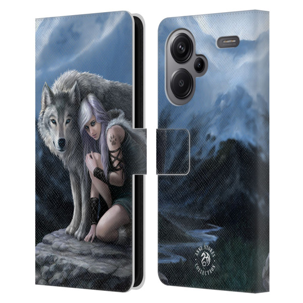 Anne Stokes Wolves Protector Leather Book Wallet Case Cover For Xiaomi Redmi Note 13 Pro Plus 5G