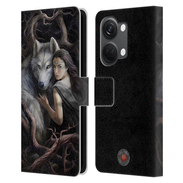 Anne Stokes Wolves 2 Soul Bond Leather Book Wallet Case Cover For OnePlus Nord 3 5G
