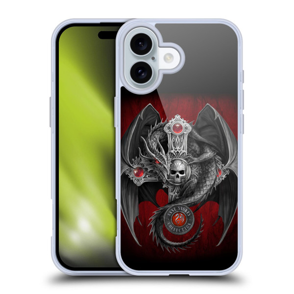 Anne Stokes Tribal Gothic Dragon Soft Gel Case for Apple iPhone 16
