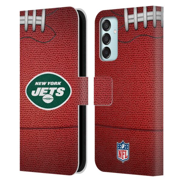 NFL New York Jets Graphics Football Leather Book Wallet Case Cover For Samsung Galaxy M15/F15 5G