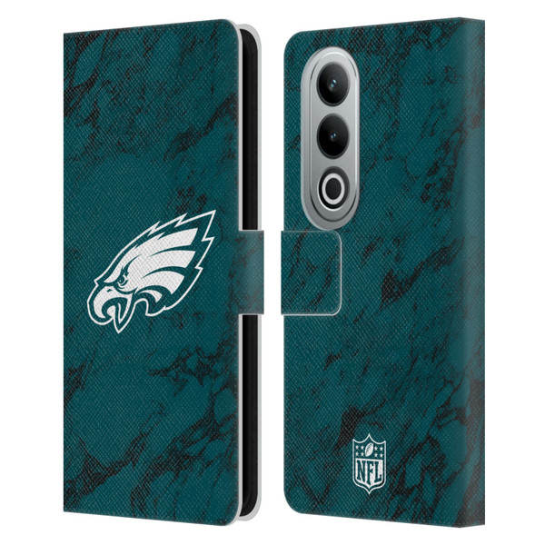 NFL Philadelphia Eagles Graphics Coloured Marble Leather Book Wallet Case Cover For OPPO OnePlus Ace 3V 5G