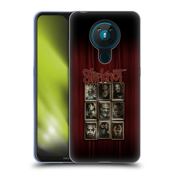 Slipknot Key Art Covered Faces Soft Gel Case for Nokia 5.3