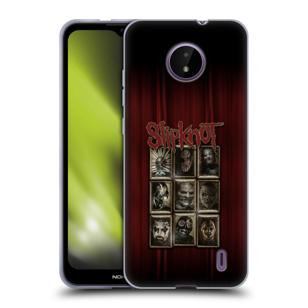 Slipknot Key Art Covered Faces Soft Gel Case for Nokia C10 / C20