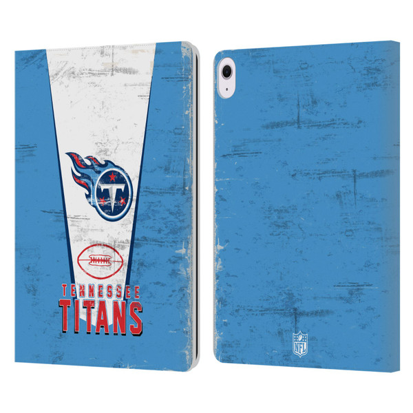 NFL Tennessee Titans Logo Art Banner Leather Book Wallet Case Cover For Apple iPad Air 13 2024