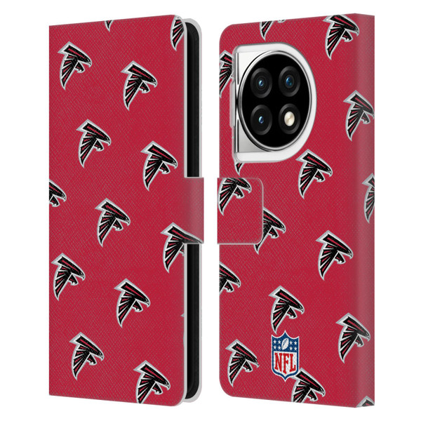 NFL Atlanta Falcons Artwork Patterns Leather Book Wallet Case Cover For OPPO OnePlus Ace 3 5G