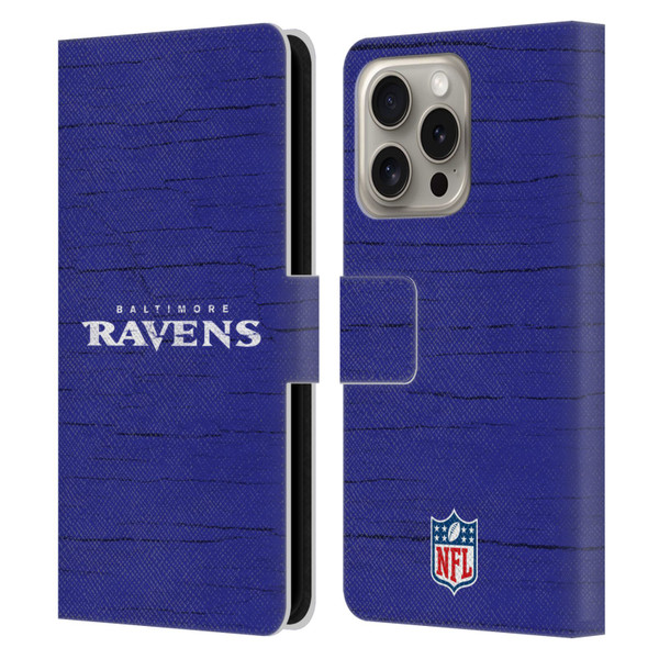 NFL Baltimore Ravens Logo Distressed Look Leather Book Wallet Case Cover For Apple iPhone 16 Pro NFL Baltimore Ravens Logo Distressed Look Leather Book Wallet Case Cover For Apple iPhone 16 Pro