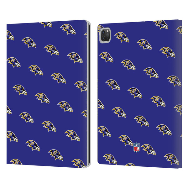 NFL Baltimore Ravens Artwork Patterns Leather Book Wallet Case Cover For Apple iPad Pro 13 M4 2024