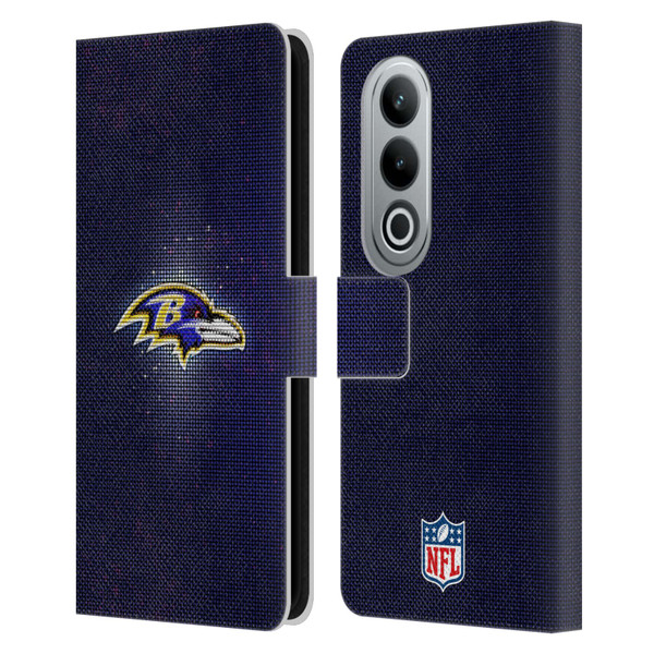 NFL Baltimore Ravens Artwork LED Leather Book Wallet Case Cover For OPPO OnePlus Ace 3V 5G