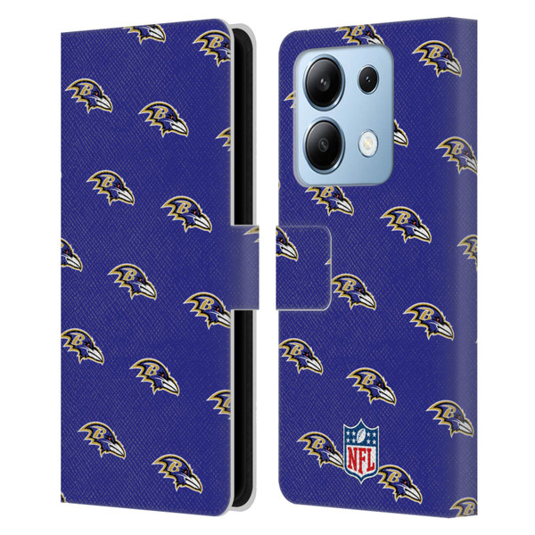 NFL Baltimore Ravens Artwork Patterns Leather Book Wallet Case Cover For Xiaomi Redmi Note 13/13 Pro 5G