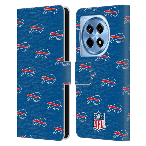 NFL Buffalo Bills Artwork Patterns Leather Book Wallet Case Cover For OnePlus 12R