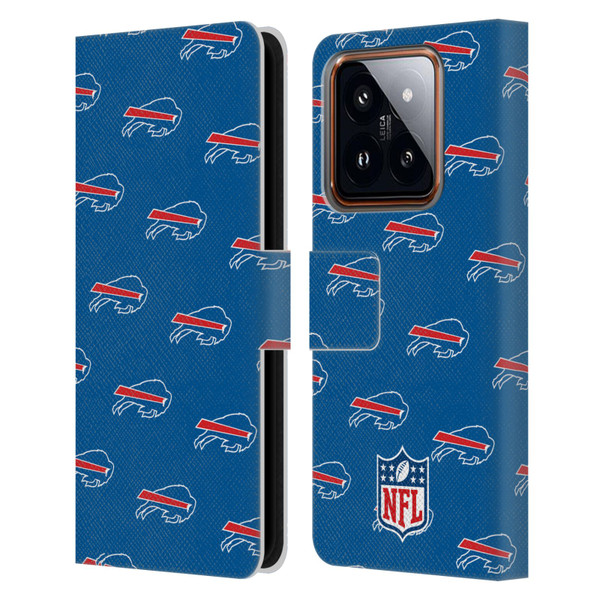 NFL Buffalo Bills Artwork Patterns Leather Book Wallet Case Cover For Xiaomi 14
