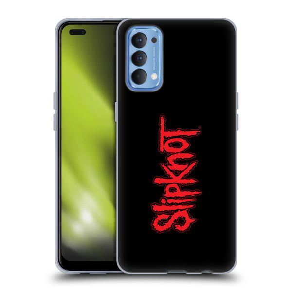 Slipknot Key Art Text Soft Gel Case for OPPO Reno 4 5G