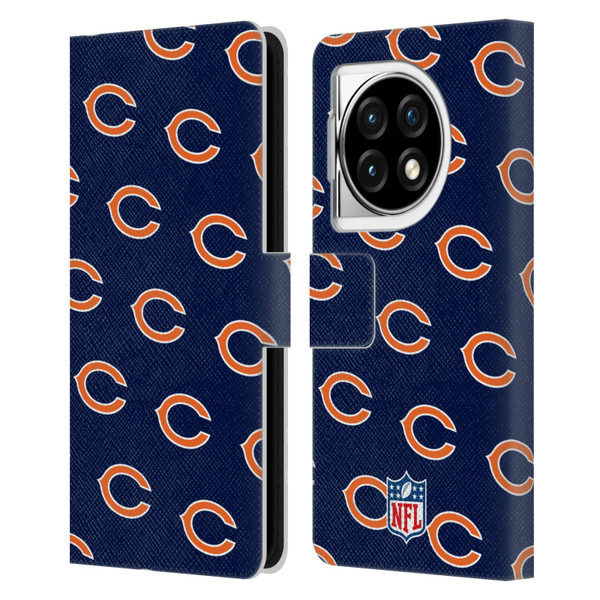 NFL Chicago Bears Artwork Patterns Leather Book Wallet Case Cover For OPPO OnePlus Ace 3 5G