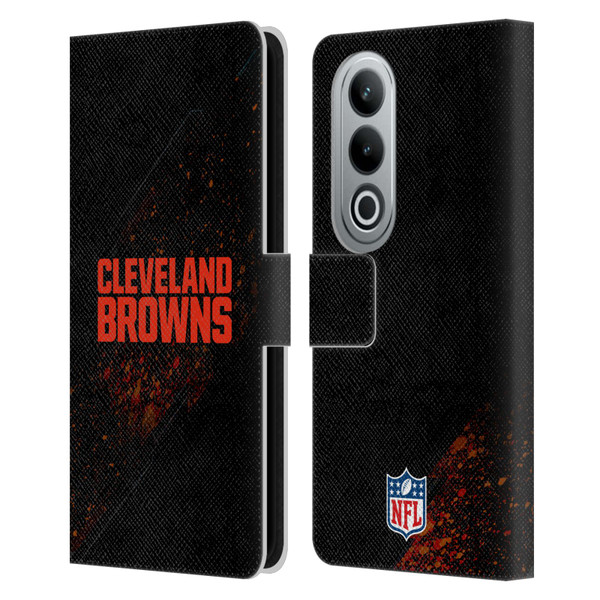 NFL Cleveland Browns Logo Blur Leather Book Wallet Case Cover For OPPO OnePlus Ace 3V 5G