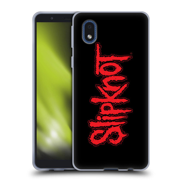 Slipknot Key Art Text Soft Gel Case for Samsung Galaxy A01 Core (2020)