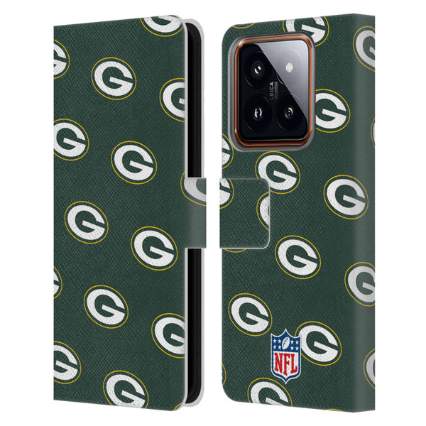 NFL Green Bay Packers Artwork Patterns Leather Book Wallet Case Cover For Xiaomi 14
