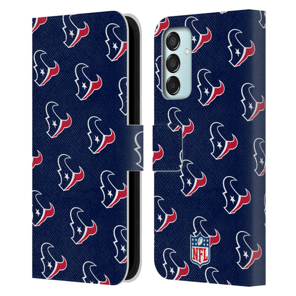 NFL Houston Texans Artwork Patterns Leather Book Wallet Case Cover For Samsung Galaxy M15/F15 5G