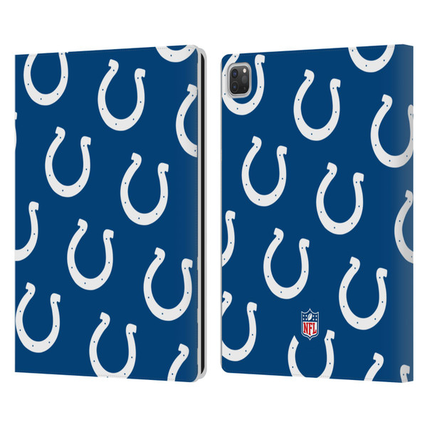 NFL Indianapolis Colts Artwork Patterns Leather Book Wallet Case Cover For Apple iPad Pro 13 M4 2024