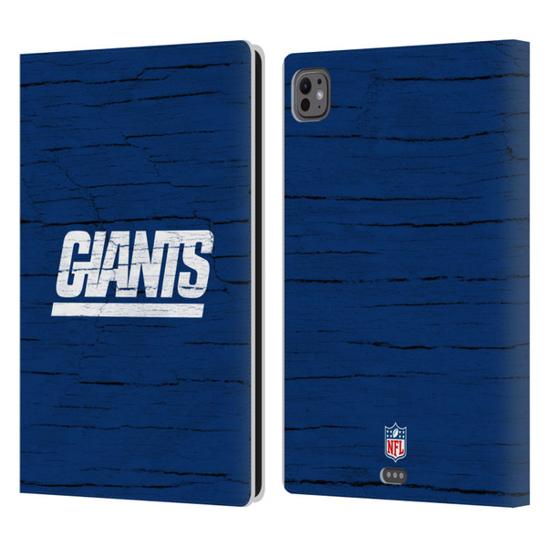 NFL New York Giants Logo Distressed Look Leather Book Wallet Case Cover For Apple iPad Pro 11 M4 2024 NFL New York Giants Logo Distressed Look Leather Book Wallet Case Cover For Apple iPad Pro 11 M4 2024