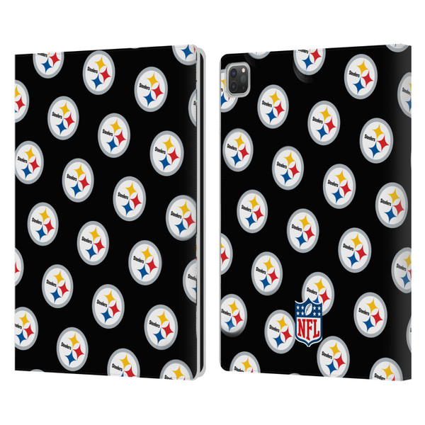 NFL Pittsburgh Steelers Artwork Patterns Leather Book Wallet Case Cover For Apple iPad Pro 13 M4 2024