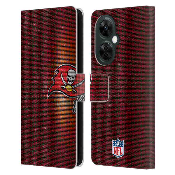 NFL Tampa Bay Buccaneers Artwork LED Leather Book Wallet Case Cover For OnePlus Nord CE 3 Lite 5G