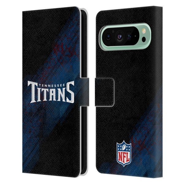 NFL Tennessee Titans Logo Blur Leather Book Wallet Case Cover For Google Pixel 9 Pro XL