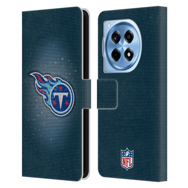 NFL Tennessee Titans Artwork LED Leather Book Wallet Case Cover For OnePlus 12R