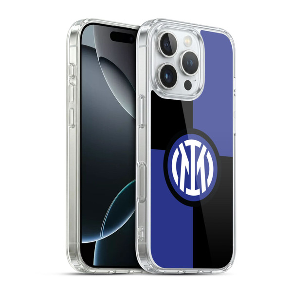 Fc Internazionale Milano Badge Flag Soft Gel Case for Apple iPhone 16 Pro & MagSafe