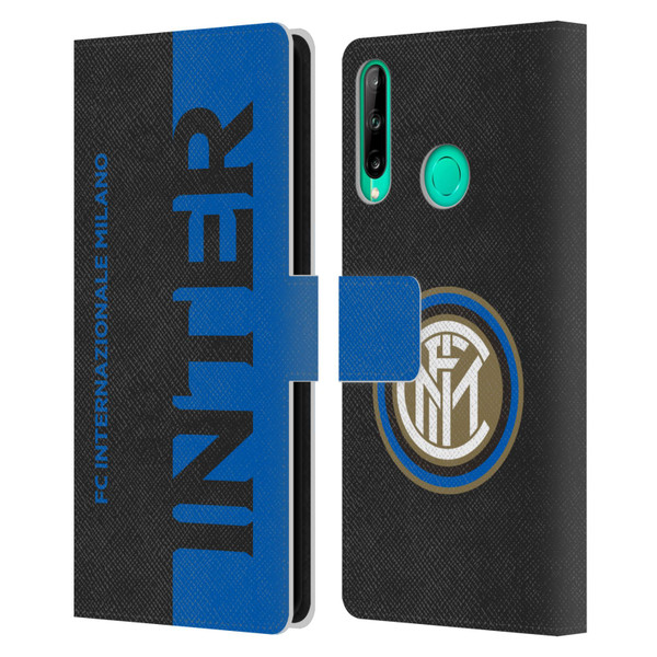 Fc Internazionale Milano Graphics Half Leather Book Wallet Case Cover For Huawei P40 lite E