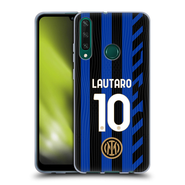 Fc Internazionale Milano 2024/25 Players Home Kit Lautaro Martínez Soft Gel Case for Huawei Y6p