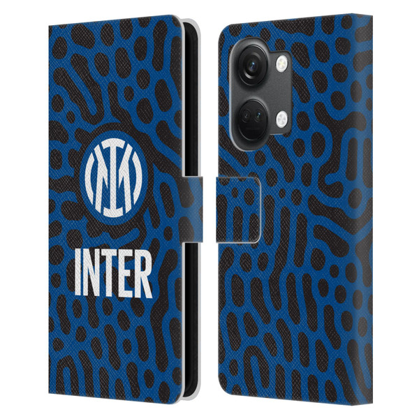 Fc Internazionale Milano Patterns Abstract 2 Leather Book Wallet Case Cover For OnePlus Nord 3 5G