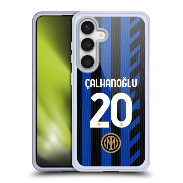 Fc Internazionale Milano 2024/25 Players Home Kit Hakan Çalhanoglu Soft Gel Case for Samsung Galaxy S24 5G
